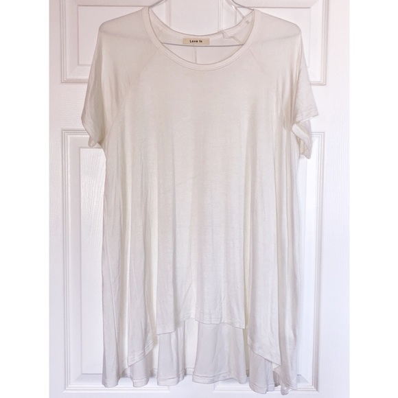 NWOT White basic tunic/tee Size small - Picture 1 of 1